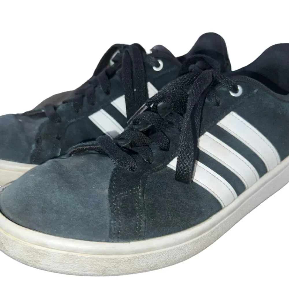 Adidas Men’s Sz 8 Cloudfoam Advantage Shoes‎ HWI 28Y001 ~Black/White~